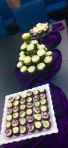 The Glorious Cupcakes served at my retirement reception at work